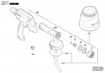 Bosch 3 603 B07 300 Pfs 2000 Spray Pistol 230 V / Eu Spare Parts